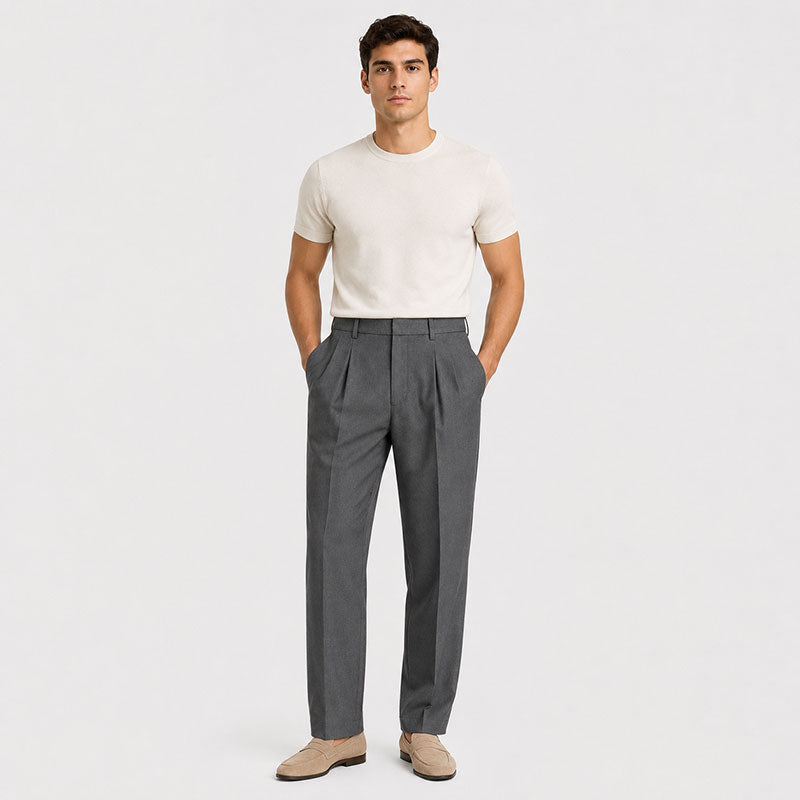 Callum Pleated Trousers