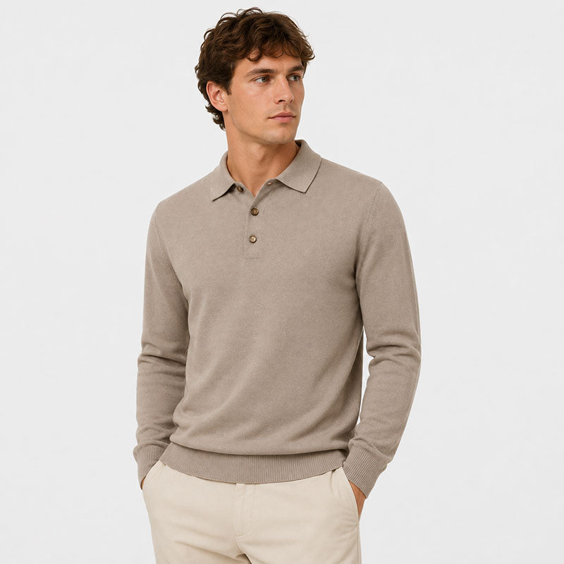 Leo Knitted Polo